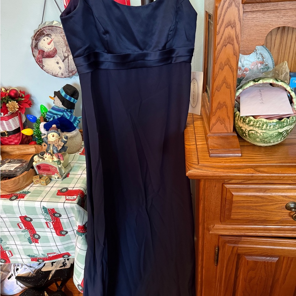 Alfred Angelo Midnight Blue Maxi Dress